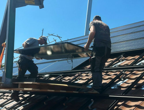 Es wird ernst – die Panels sind drauf!